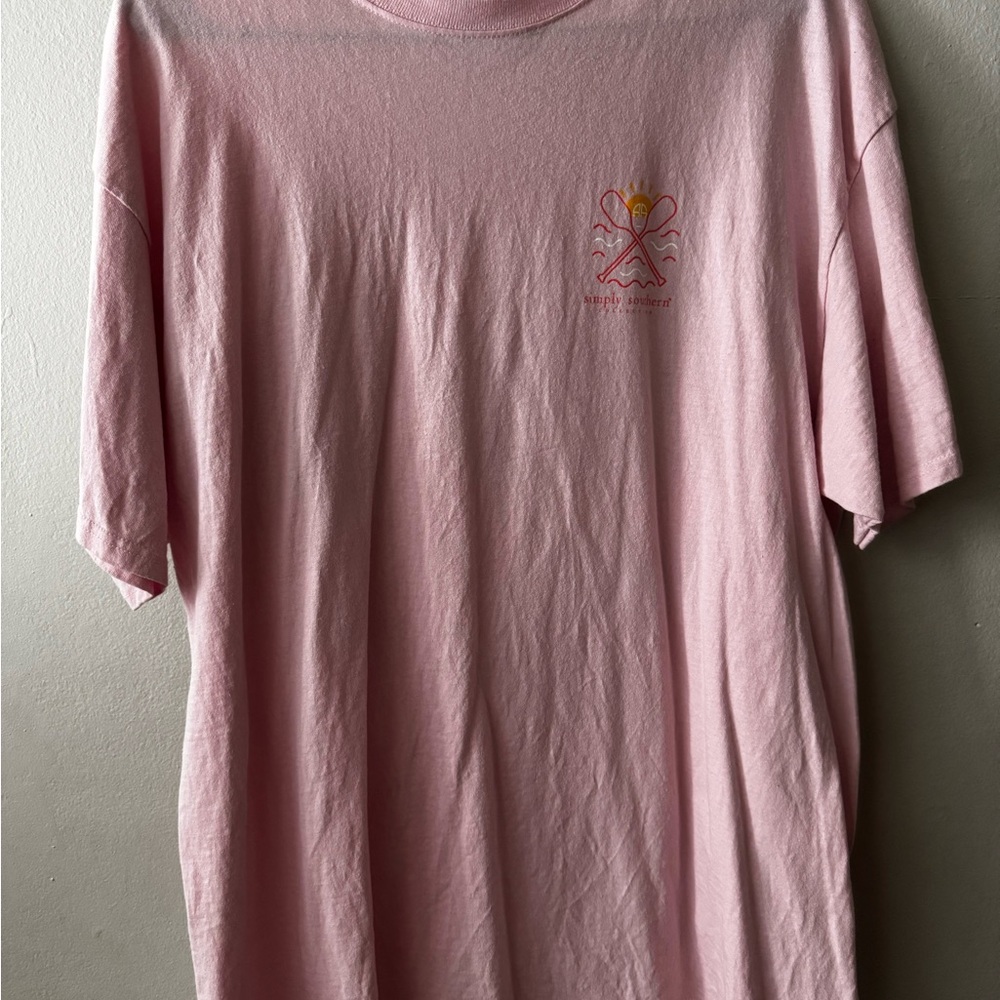 Simply Southern Light Pink Short Sleeve Tee